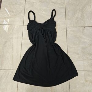 Fylo By Nylon Babydoll Black Mini Dress Size S
